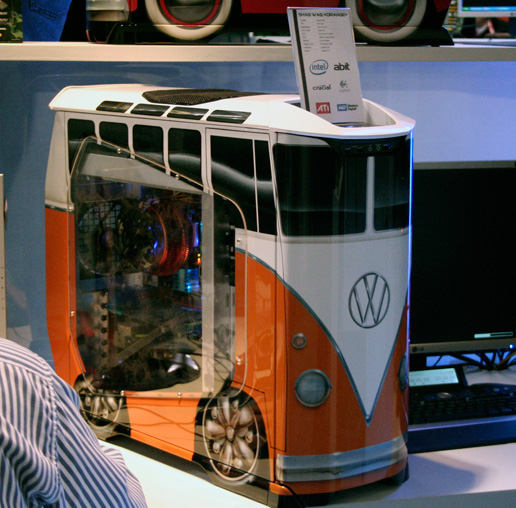 Release Your Inner Hippie With The VW Bus PC I wonder if I can get one of